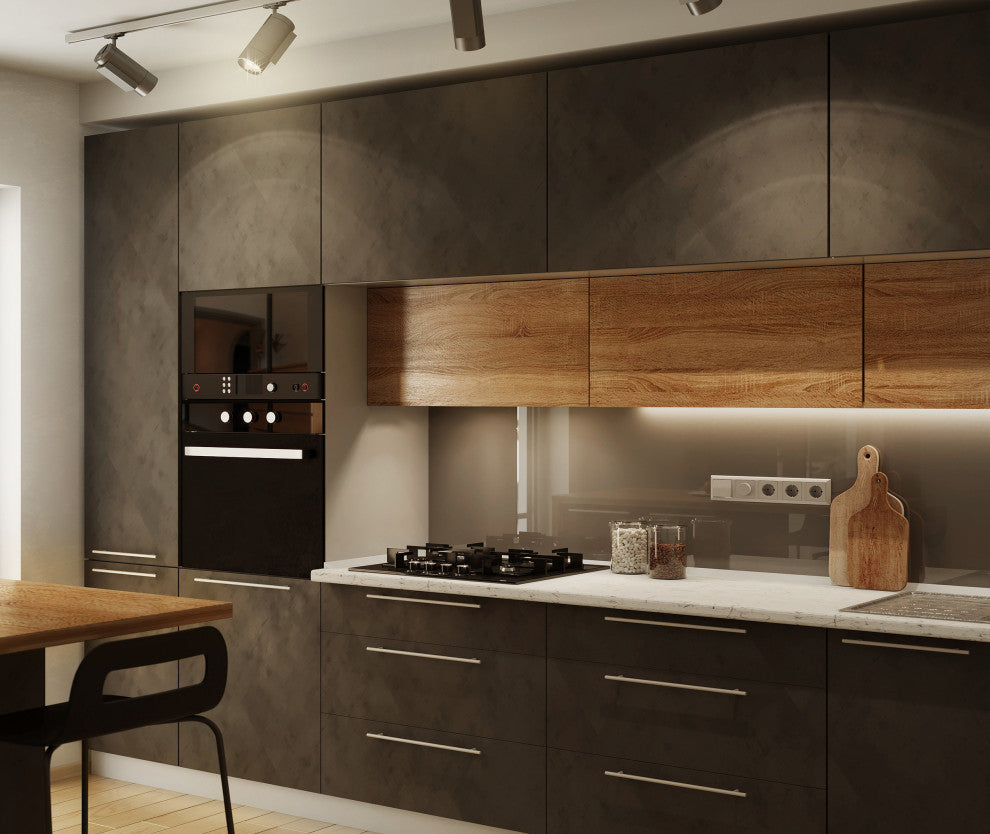 NUC-5 Series Selectable LED Under Cabinet Light, Nickel, 12.5