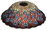 Meyda Lighting 23950 24"W Tiffany Peacock Feather Shade