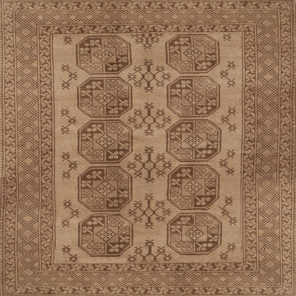 Ahgly Company Indoor Square Traditional Area Rugs, 4' Square