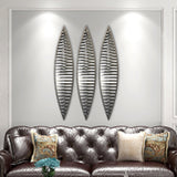 set of 3pcs metal wall decorative mirrors