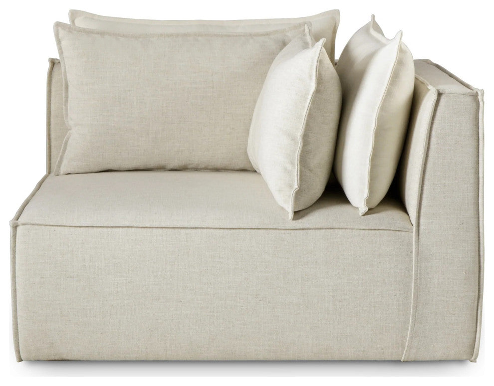 Sonder Living Charlton Modular Sofa | Fixed Cover / Madison Dove