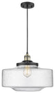Innovations 201C-BAB-G694-16-LED Bridgeton 1 Light Pendant, Black Antique Brass