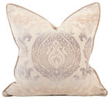 Howard Elliott Davida Kay Damask Sand 20" x 20" Pillow - Down Insert