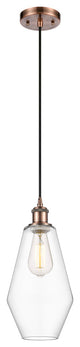 Innovations 516-1P-AC-G652-7 1-Light Mini Pendant, Antique Copper