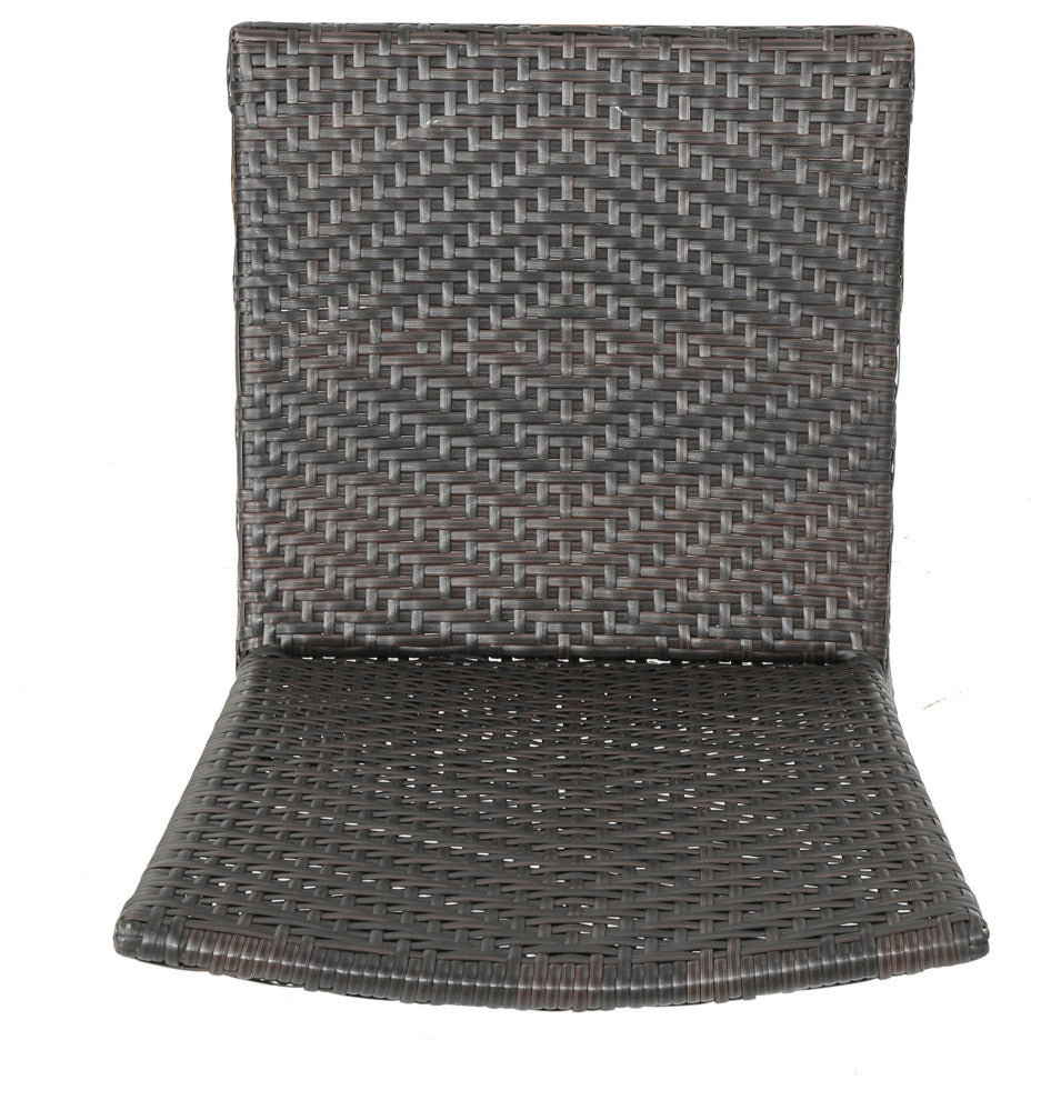 GDF Studio 7-Piece Brooklyn Outdoor Wicker Dining Set