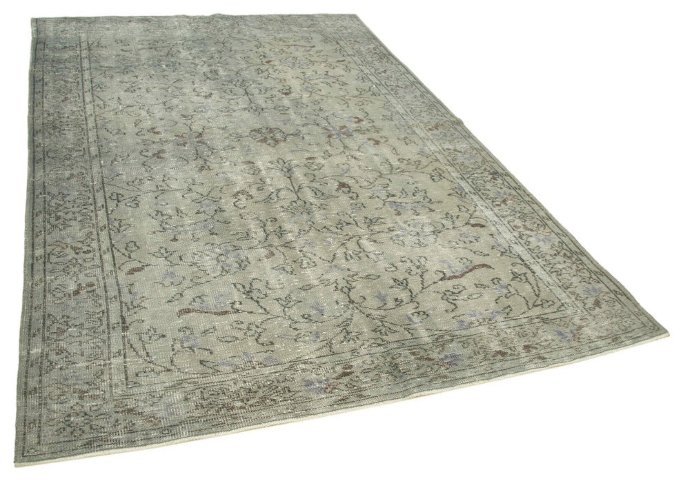 Rug N Carpet - Handmade Anatolian 6' 0" x 9' 1" Distressed Overdyed Area Rug