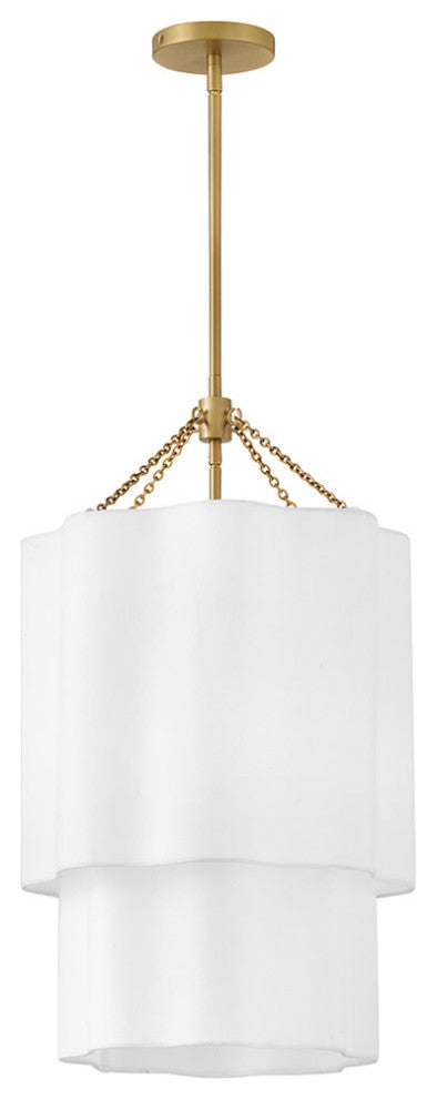Hinkley Gwen Large Pendant, Lacquered Brass