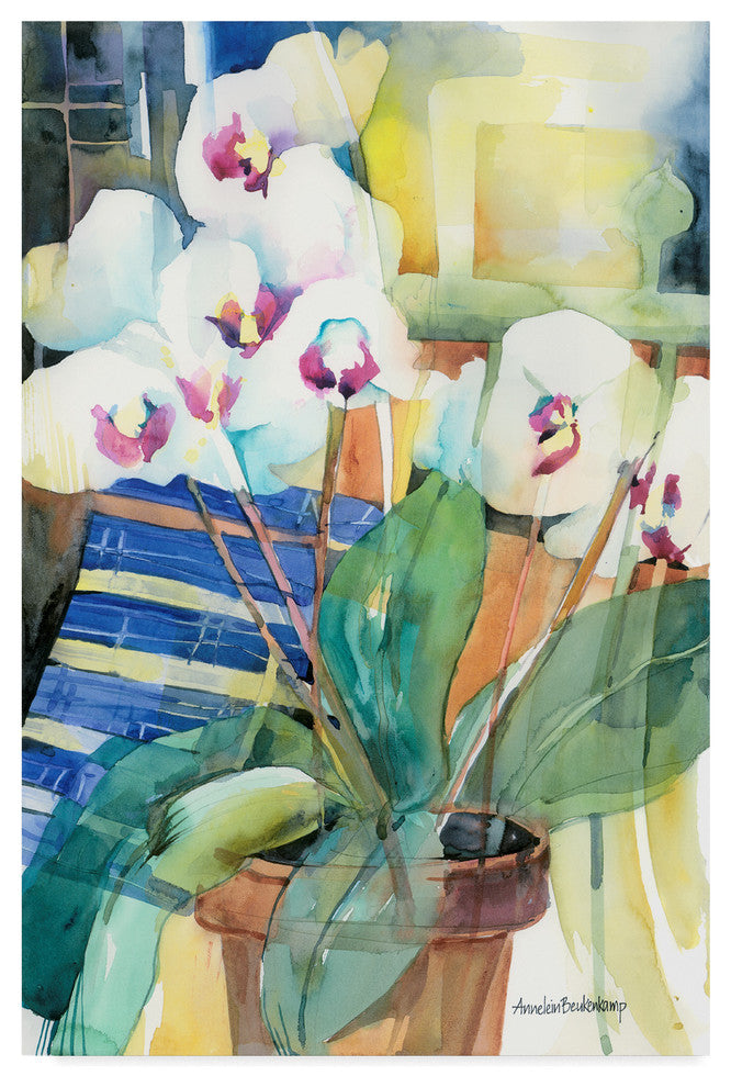 Annelein Beukenkamp ''Orchid Offering'' Canvas Art
