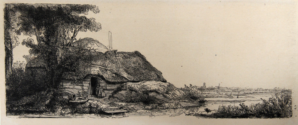 Rembrandt van Rijn "La Chaurmiere au Grand Arbre, B226" Heliogravure