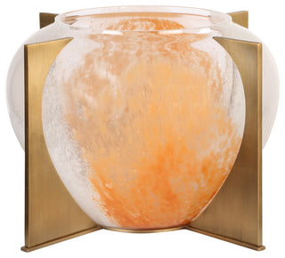 Uttermost Amber Swirl Vase