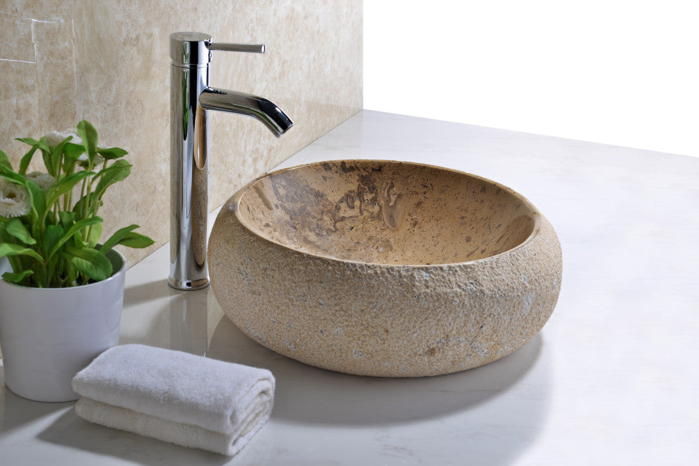 ANZZI Livy Series Exotic Stone Bathroom Vessel Sink