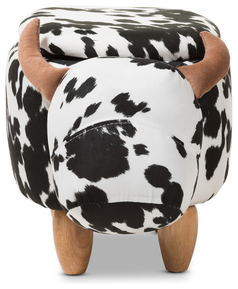 Mignonne Contemporary Wool Upholstered Buffalo Storage Ottoman