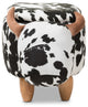 Mignonne Contemporary Wool Upholstered Buffalo Storage Ottoman