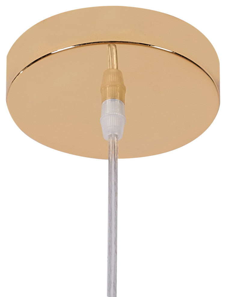 BETHEL INTERNATIONAL MIA10C11B 1-Light Chandelier, Gold