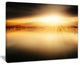 "Sunset With Views On The Lake" Wall Art Landscape, 20"x12"