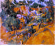 Paul Cezanne Corner of the Quarry, 20"x25" Wall Decal