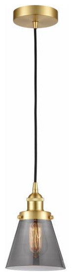 Innovations 616-1PH-SG-G63 1-Light Mini Pendant, Satin Gold