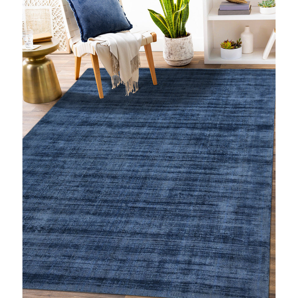 Affinity Londyn Area Rug, Blue Sapphire, 8' x 10', Striped