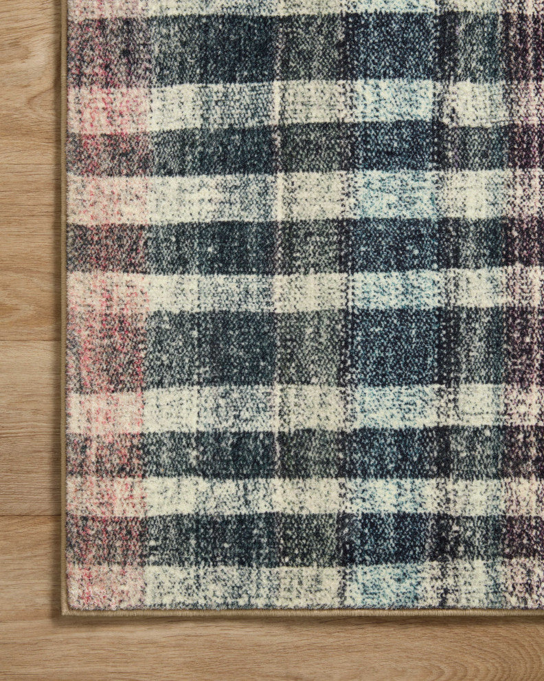 Chris Loves Julia x Loloi Humphrey Plum / Multi 7'-3" x 9'-3" Area Rug