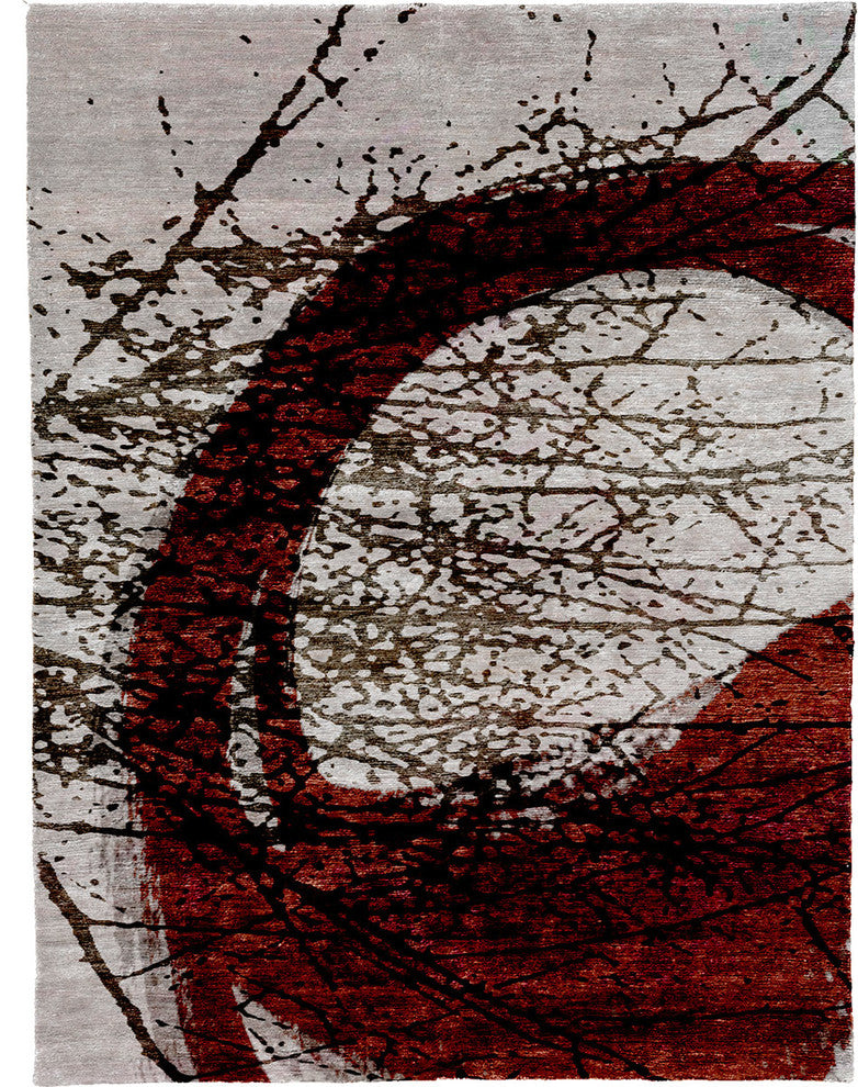 Yimengite Highland Hand Knotted Tibetan Rug, 6' Square