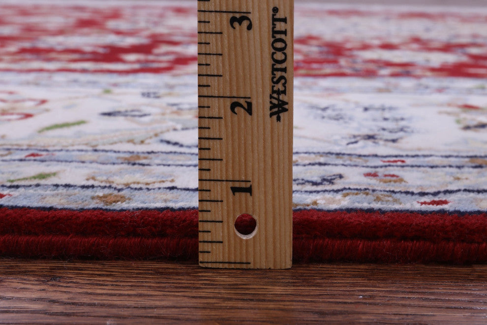 Wool & Silk Persian Nain Hand Knotted Rug 8' 0" X 10' 2" - Q14720