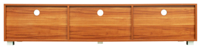 Walnut farmhouse tv stand 2 Storage Cabinet Media Console with open shelves