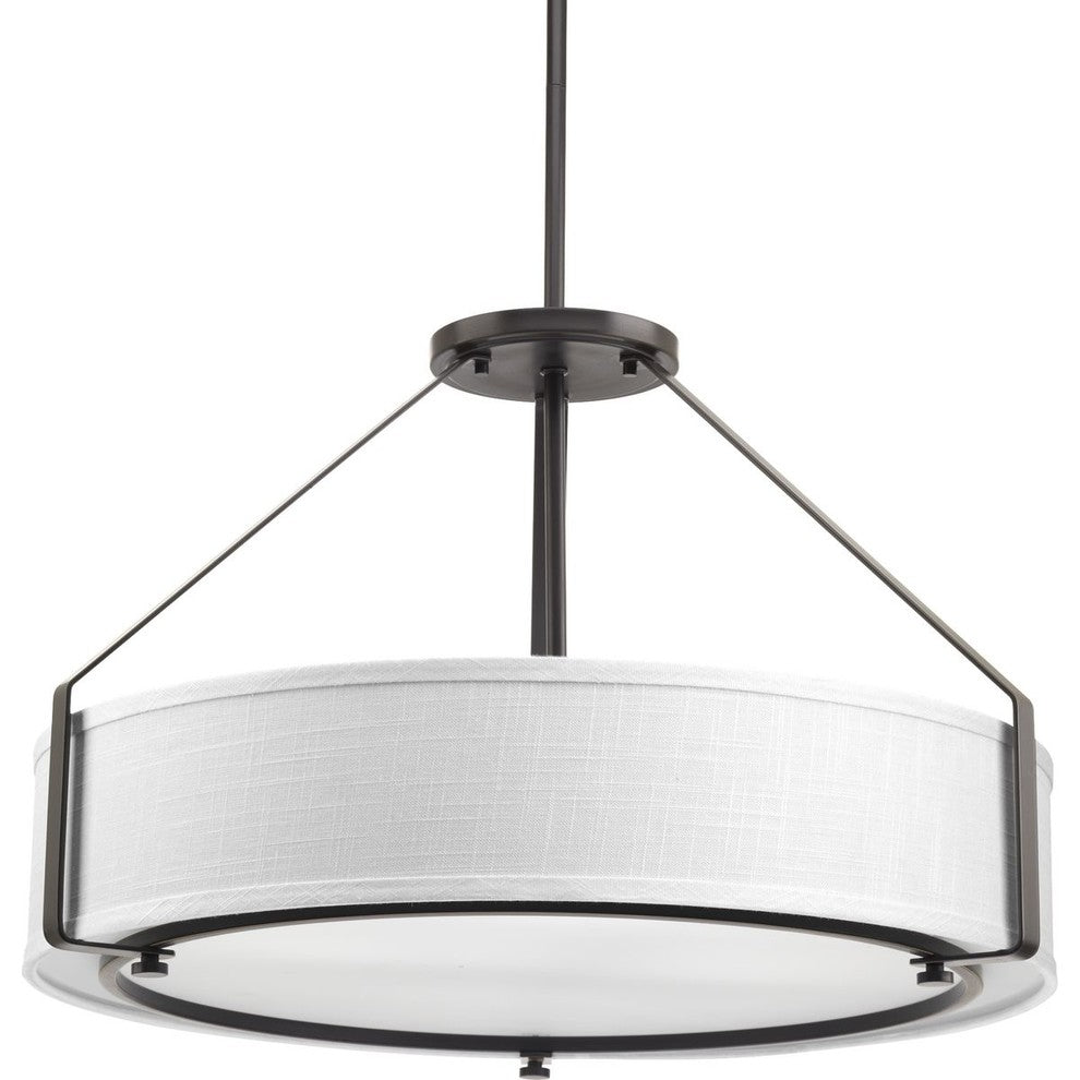 Progress Lighting Ratio 4-Light Pendant, Antique Bronze