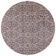Ahgly Company Indoor Round Mid-Century Modern Area Rugs, 5' Round