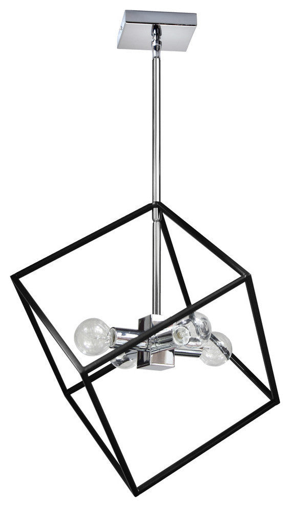 Kapria 4-Light Pendant, Polished Chrome