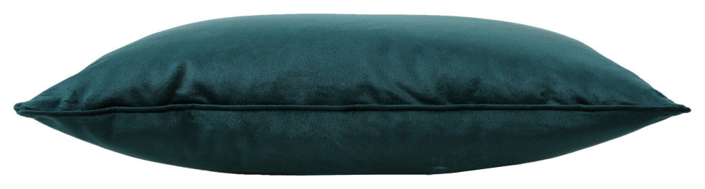GDF Studio Velvin Modern Fabric Throw Pillows, Set of 2, Teal