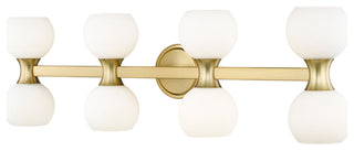 Z-LITE 8-Light Vanity, Modern Gold