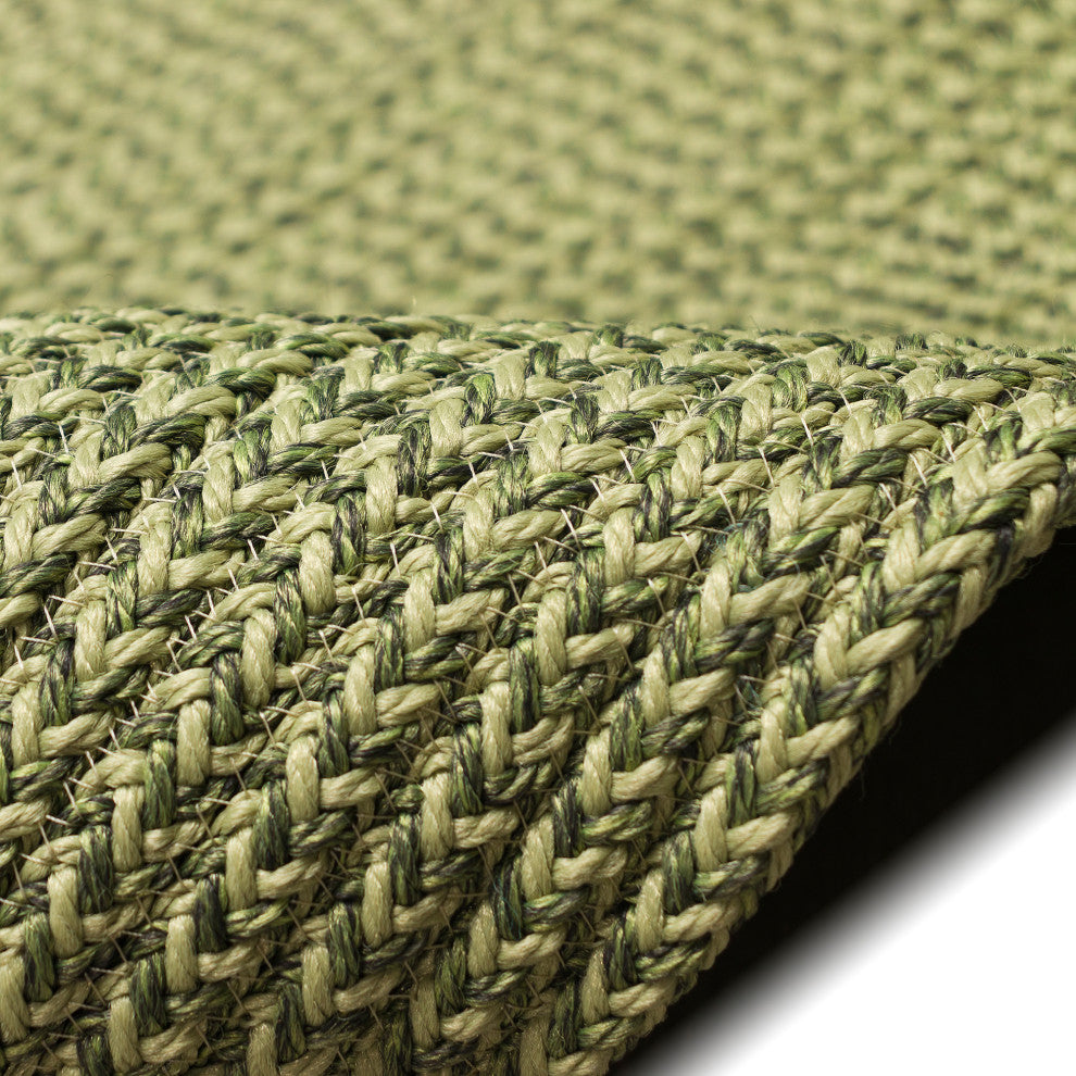Calais Solid Indoor/Outdoor Rug, Green, 3'6"x5'6"