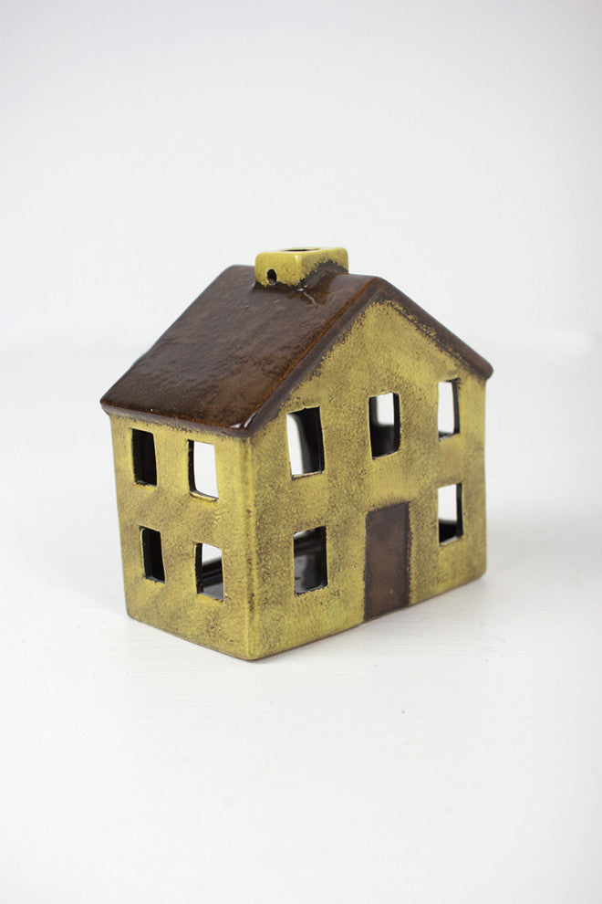 Set of Six Ceramic Village-one Each Design