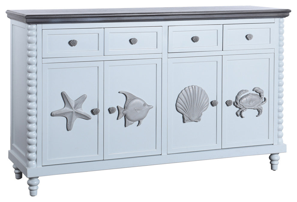 Horwitz 4 Door Accent Cabinet