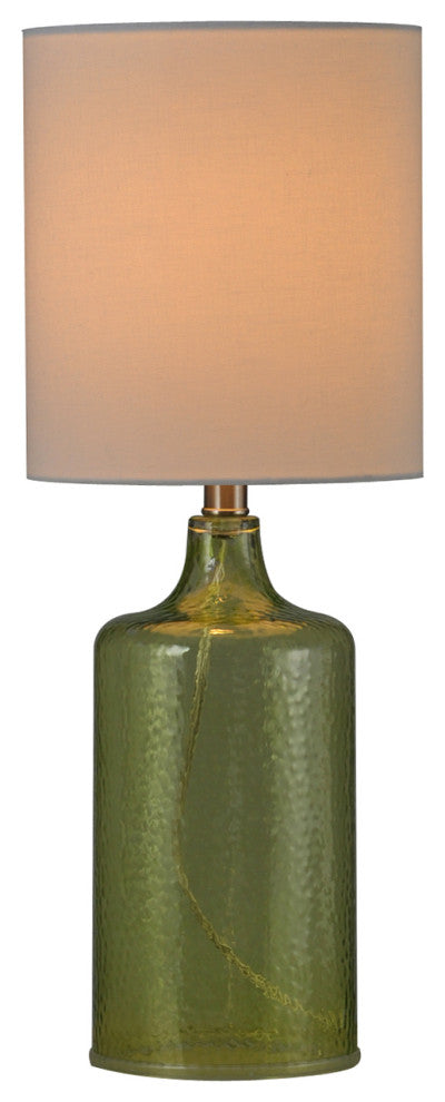 Seaglass Table Lamp, Green