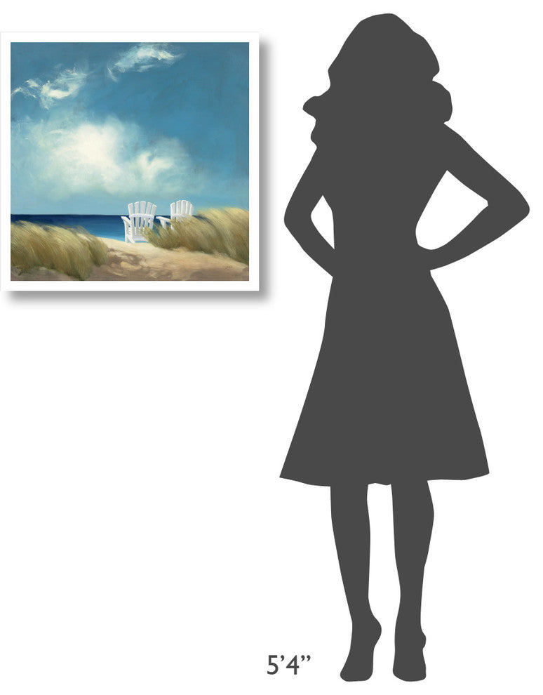 "A Perfect Day" Digital Paper Print by Julia Purinton, 26"x26"
