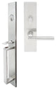 Sunrise Lever, Mortise Entry Handleset, Left Hand Reverse, Satin Stainless Steel