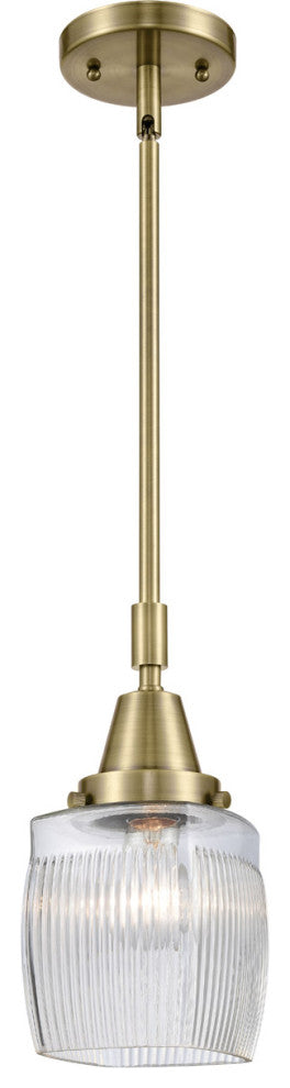 Innovations Lighting 447-1S-AB-G302-LED Colton 1 Light 5.5" Mini Pendant