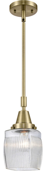 Innovations Lighting 447-1S-AB-G302-LED Colton 1 Light 5.5" Mini Pendant