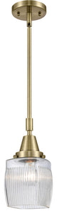 Innovations Lighting 447-1S-AB-G302-LED Colton 1 Light 5.5" Mini Pendant