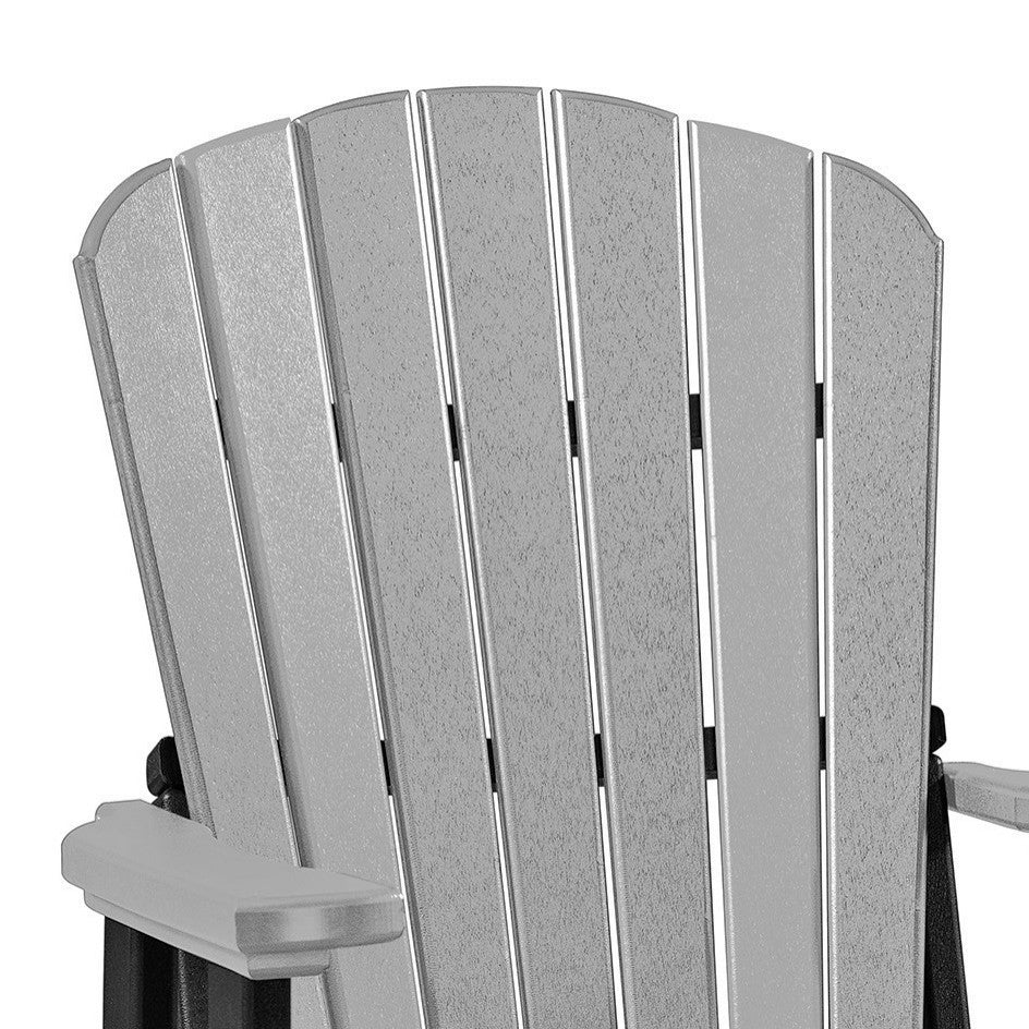 OS Home and Office Model 515LGB-K Double Glider With Center Table, Light Gray