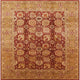 Ahgly Company Indoor Square Mid-Century Modern Area Rugs, 4' Square