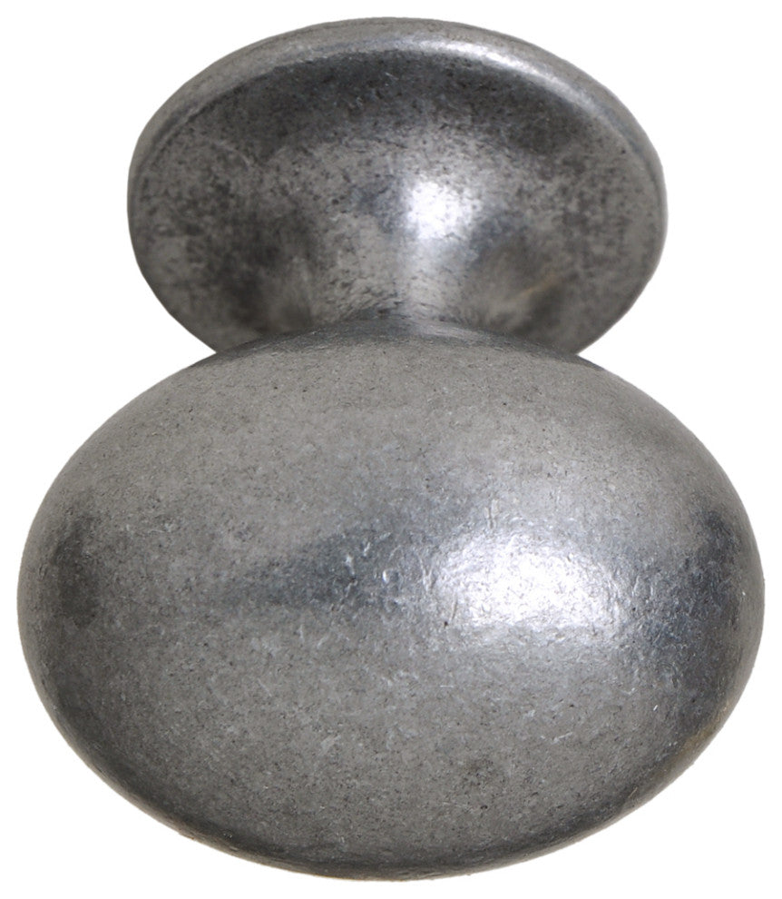Utopia Alley Danbury Oval Cabinet Knob, 1.3", Antique Iron, Single