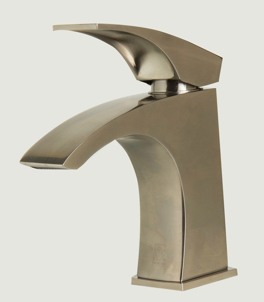 AB1586-BN Brushed Nickel Single Lever Bathroom Faucet