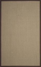 Safavieh Natural Fiber Nf131F Rug, Sage/Brown, 5'0"x8'0"
