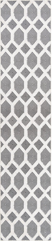 Unique Loom Sabrina Soto Casa Havana Area Rug, Black, 2' 7 X 12' 0 Runner