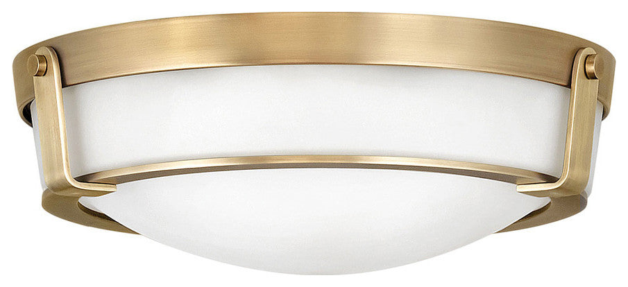 Hinkley Hathaway Medium Flush Mount, Heritage Brass