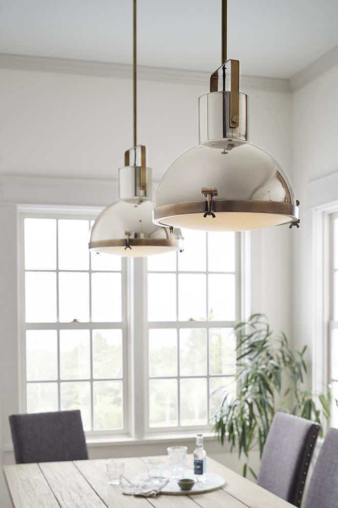Hinkley Nautique Large Pendant, Heritage Brass