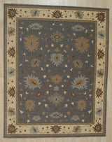 Dk.Gray Traditional Oriental Oushak Area Rug