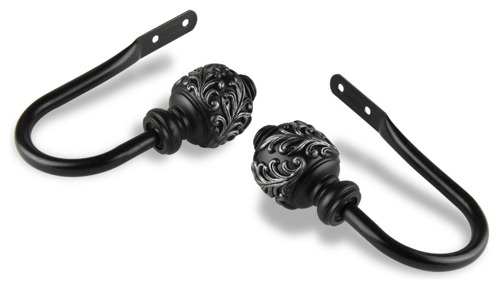 Tilly Curtain Rod, Black